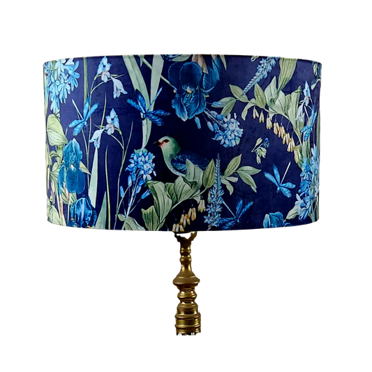 Velvet Songbird Lampshade