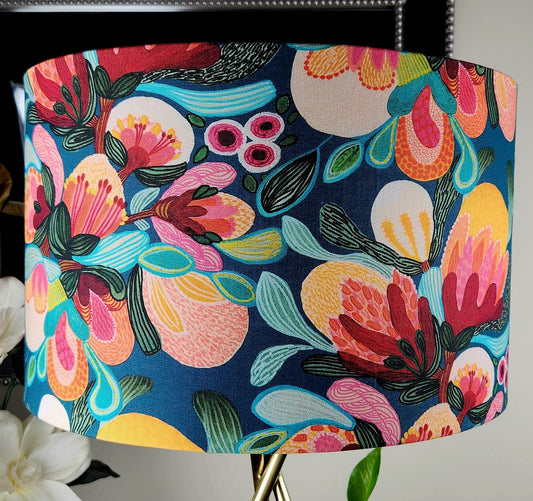'Midnight Bush Lampshade'