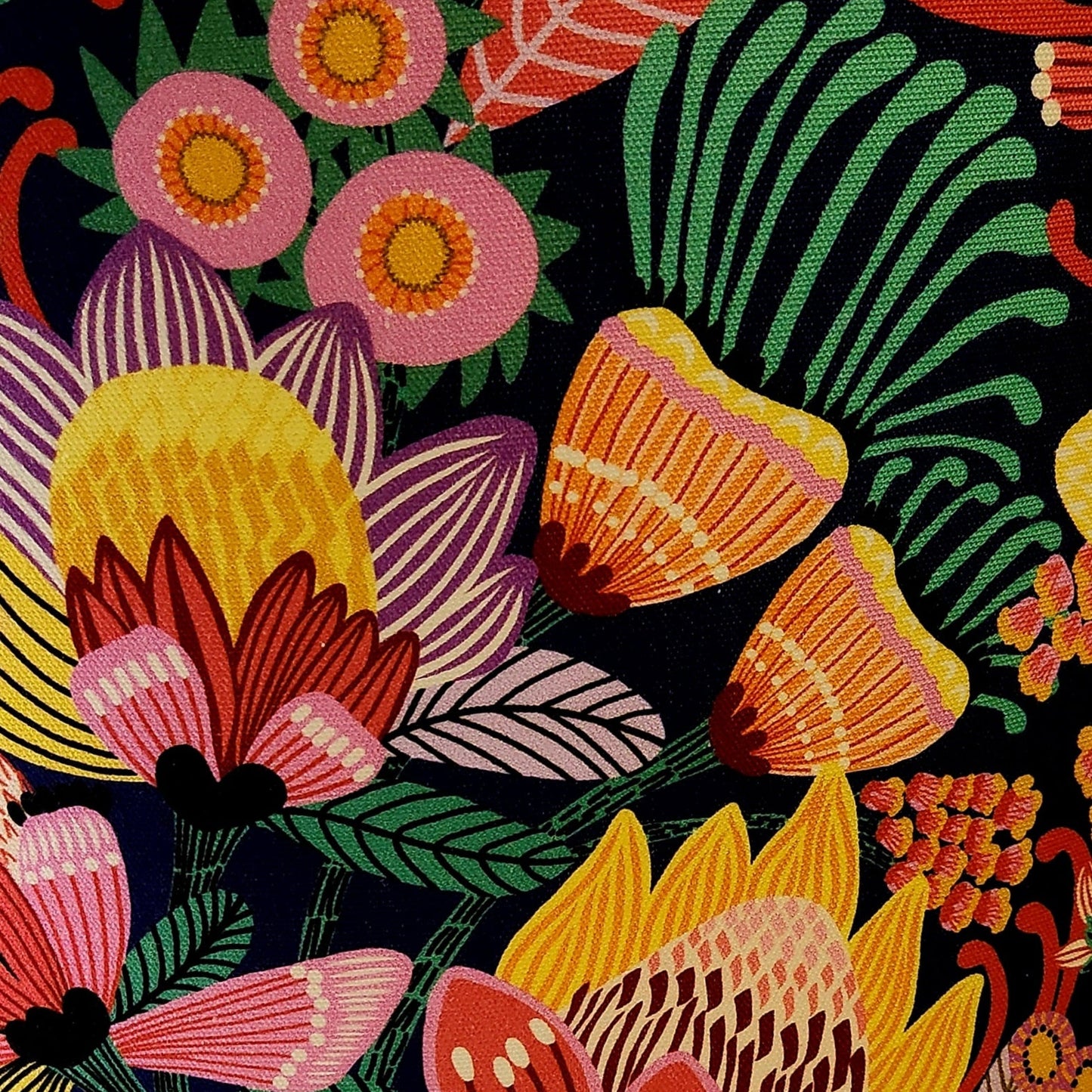 Wild Proteas Eden Blue Lampshade