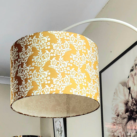 Golden Blossom Lampshade