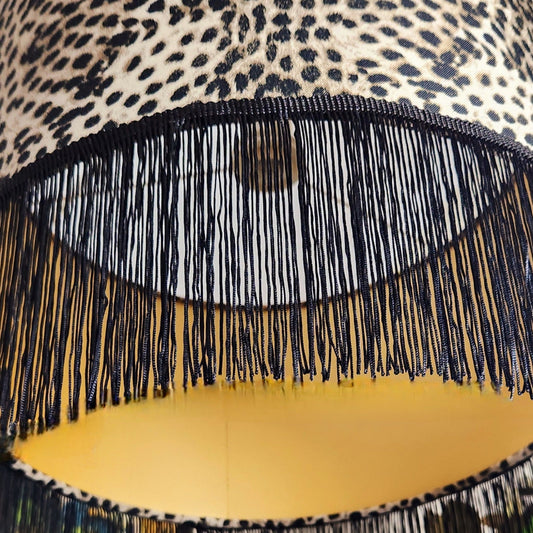 Wild-Thing Leopard Print Lampshade'