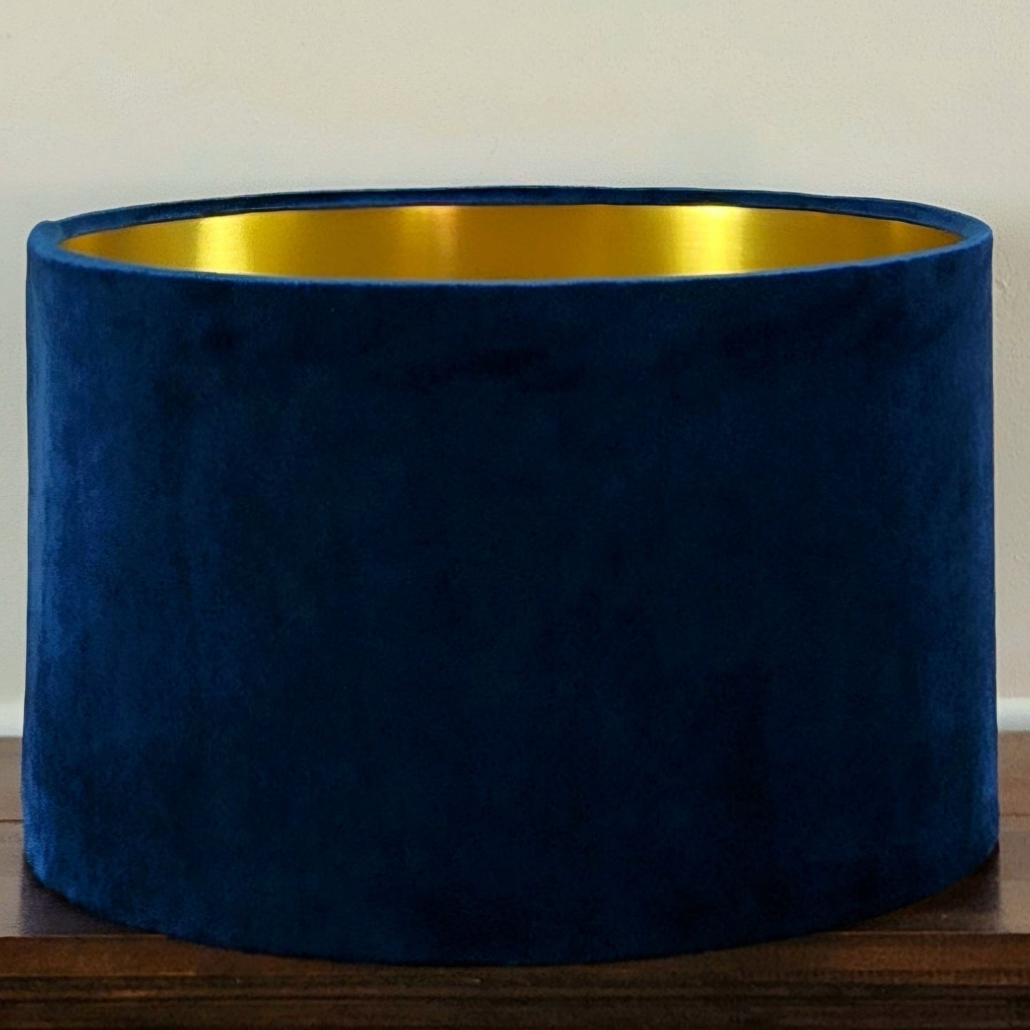 Midnight Blue Velvet Lampshade