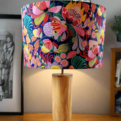 Wild Proteas Eden Blue Lampshade