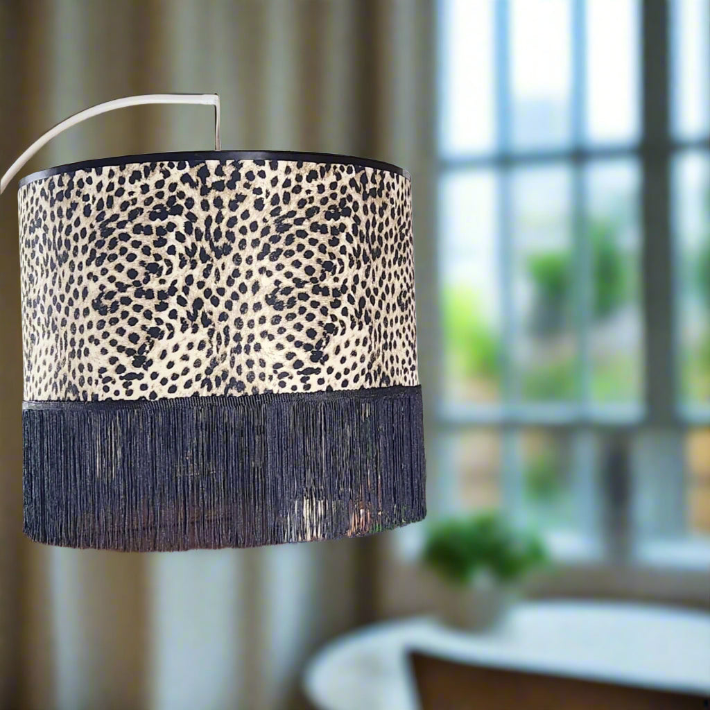Wild-Thing Leopard Print Lampshade'