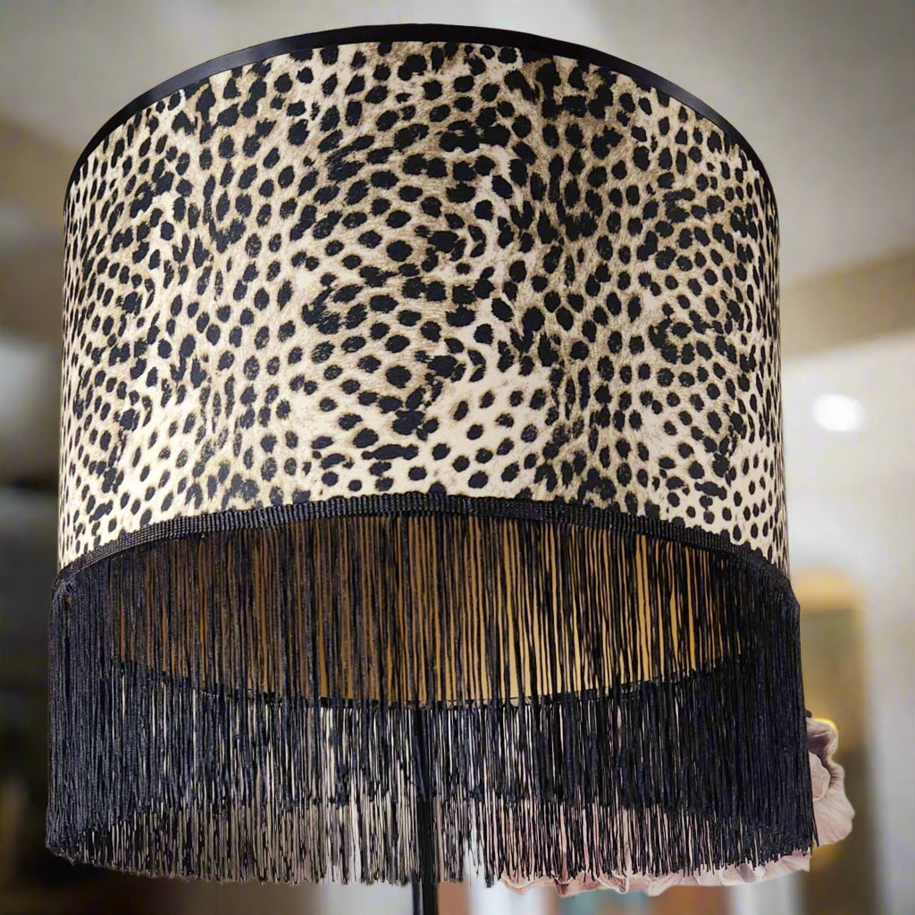 Wild-Thing Leopard Print Lampshade'