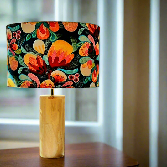 'Midnight Bush Lampshade'