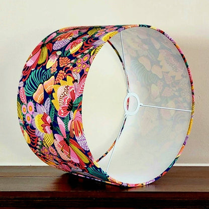 Wild Proteas Eden Blue Lampshade
