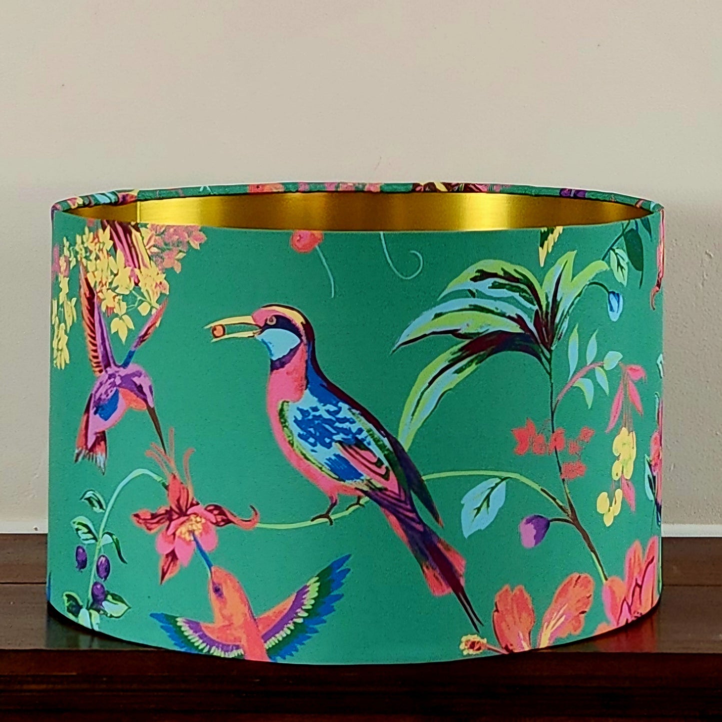 Hummingbird Garden Party Lampshade