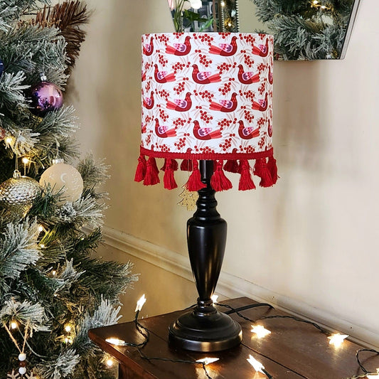 Christmas Doves Mini Lampshade