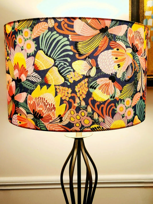 'Midnight Bush Lampshade'