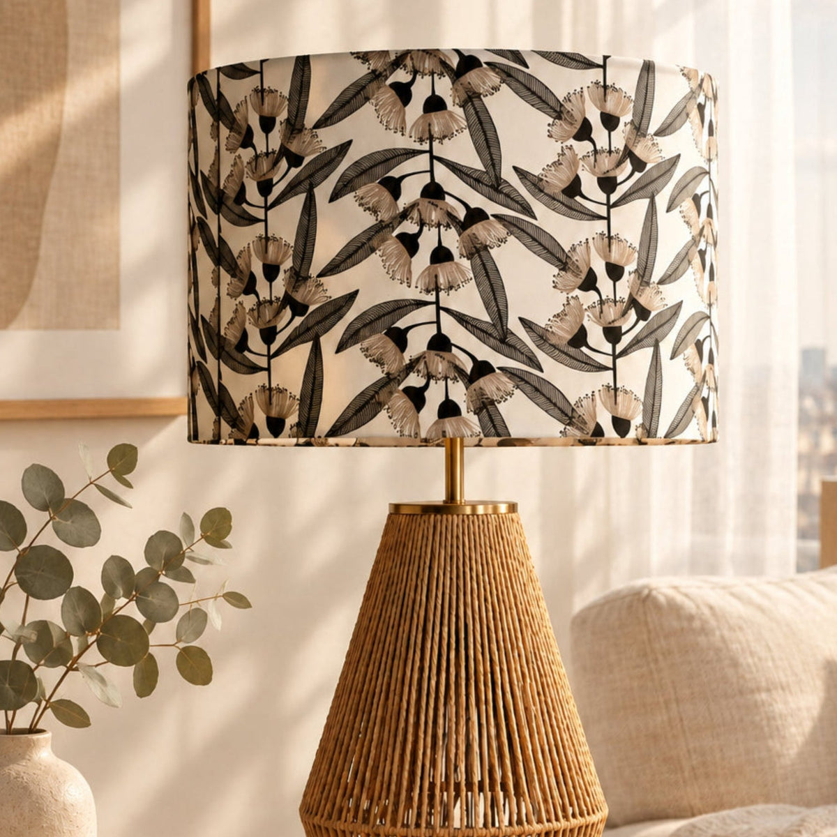 Native Eucalyptus Gum Blossom Lampshade