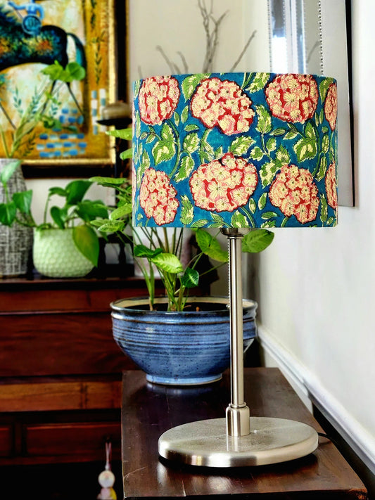 Summer Hydrangea Lampshade