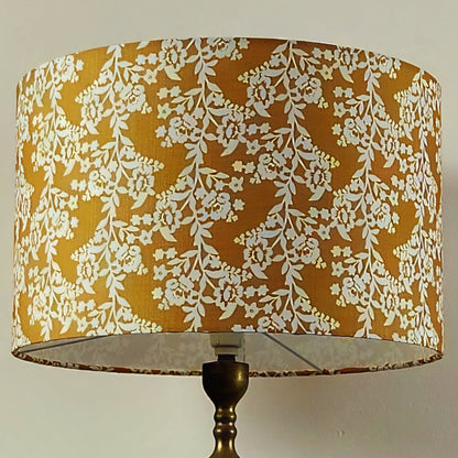 Golden Blossom Lampshade