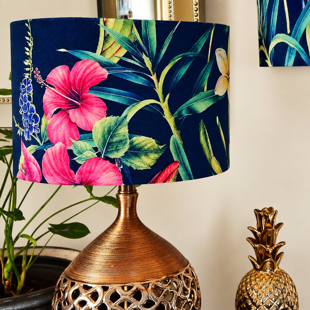 Island Affair Velvet Lampshade