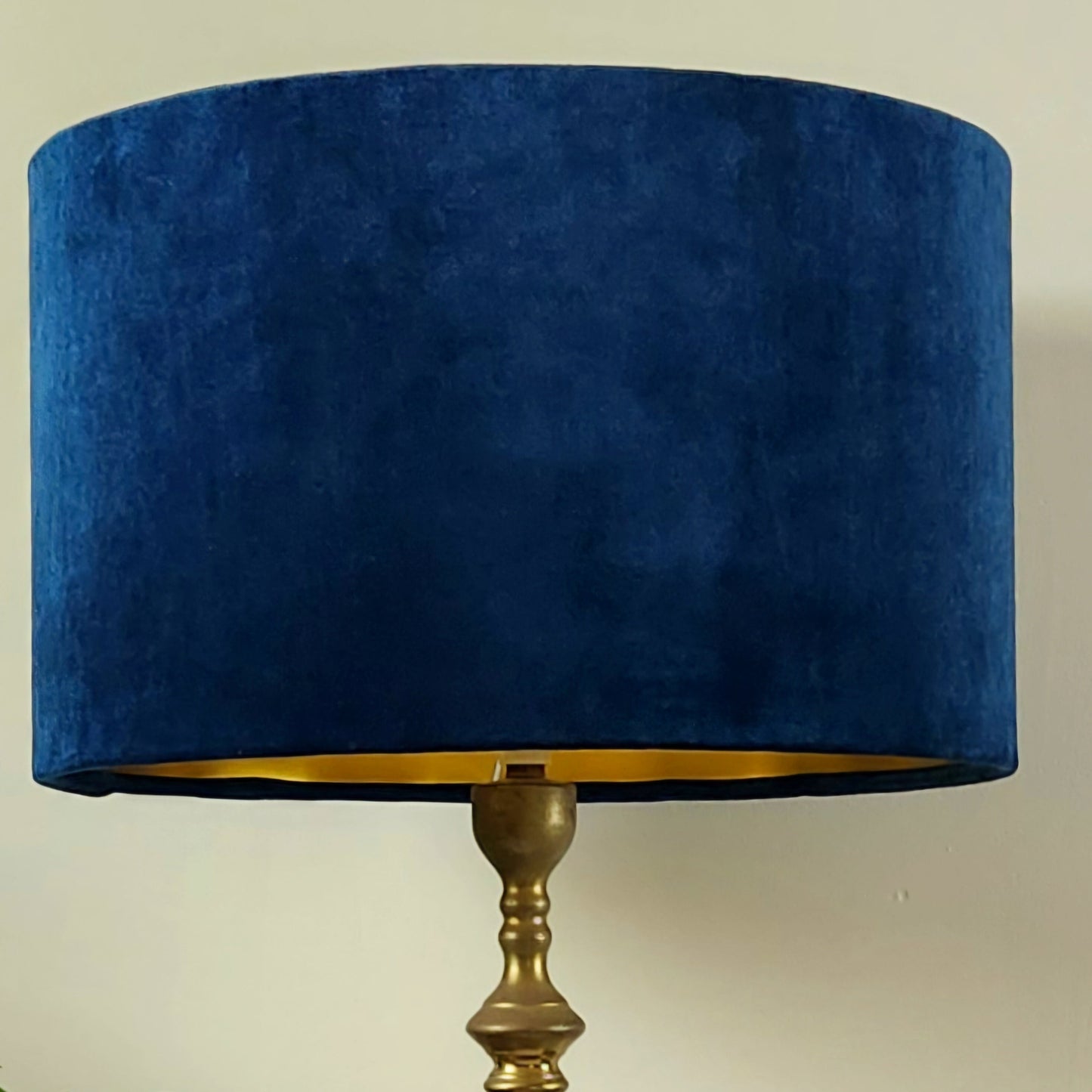 Midnight Blue Velvet Lampshade