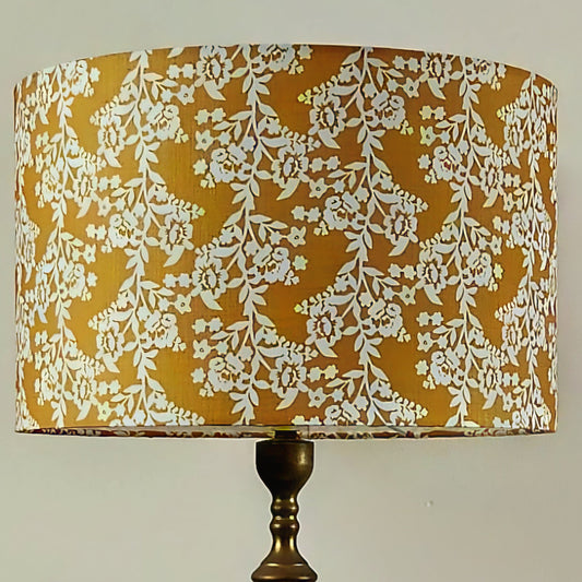 Golden Blossom Lampshade